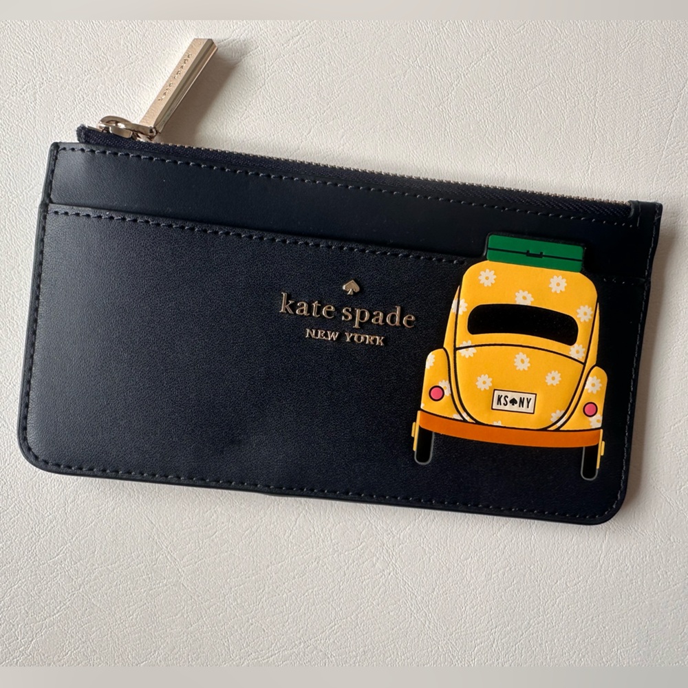 Kate Spade VW bug leather wallet